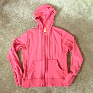 Beautiful coral pink Lucy hoodie